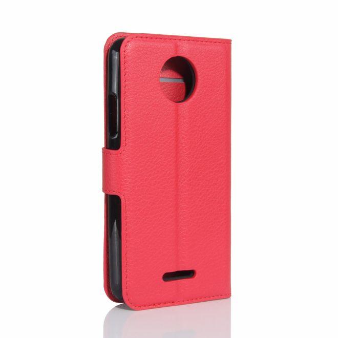 Produktbild MU Classic Lederhülle mit Litchitextur (Motorola Moto C Plus)