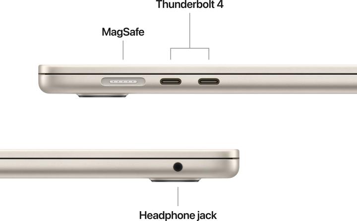Produktbild Apple MacBook Air – 2025 (15.30", M4, 32 GB, 1000 GB, DE)