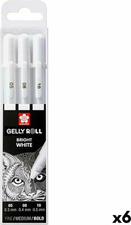 Actual product image Sakura gelly roll (White, 3 x)