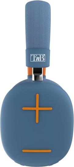 Actual product image T'nB Casque Micro Bluetooth Bounce (Bleu/Orange) (ANC, 50 h, Wireless)