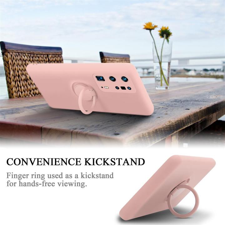 Produktbild Cadorabo TPU Liquid Ring Silicone Case Hülle (Huawei P40 Pro+)