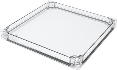 Produktbild Ensto Vaegskab Cubo C og P låg, transparent, Polykarbonat 300 x 300 x 30 mm, ekskl. Skruer