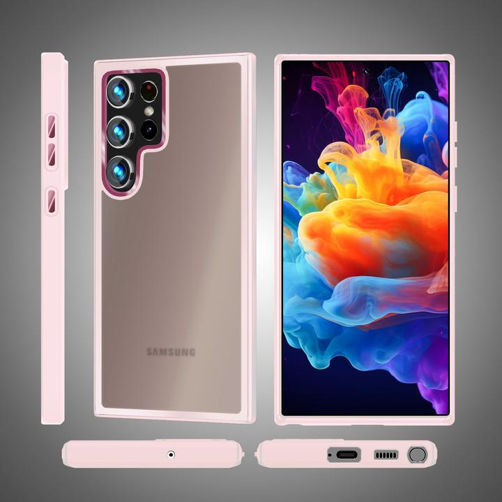 Produktbild Nalia Semi-Transparente Hybrid Hülle mit Schutzrahmen (Samsung Galaxy S24 Ultra)