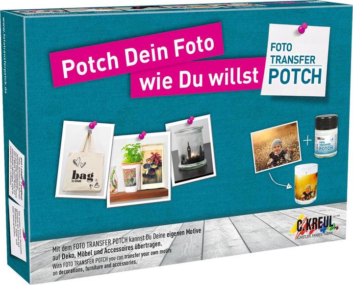 Immagine prodotto Kreul Fototransfer POTCH, Set NEW DESIGN (Trasparente, 50 ml)