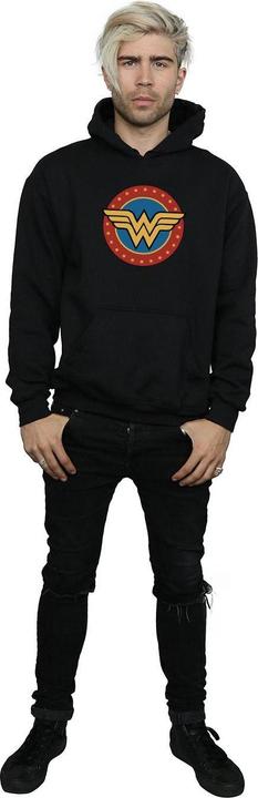 Actual product image Mens Wonder Woman Circle Logo Hoodie (M)