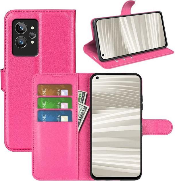 Actual product image MU Classic Litchi Leather Bookcover Series (Realme GT2 Pro)
