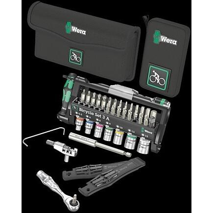 Produktbild Wera Bicycle Set 3 A (Kreuz Phillips PH M1, Kreuz Phillips PH M2, Innensechsrund TX M10, Innensechsrund TX M15, Innensechsrund TX M27, Innensechsrund TX M20, Innensechsrund TX M25, Innensechsrund TX M30, Sechskant (hexagonal) M6, Sechskant (hexagonal) M8, Sechskant (hexagonal) M10)