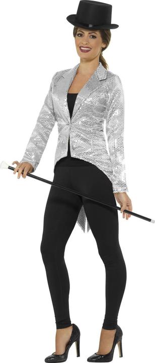 Actual product image Smiffys Womens/Ladies Sequins Costume Tailcoat (S)