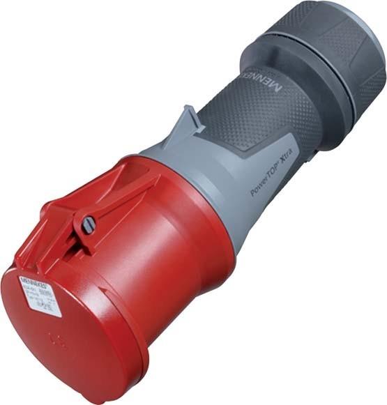 Actual product image Mennekes MEN 14106 PowerTOP Xtra 63A 4P 6H 400V IP44 CEE coupler