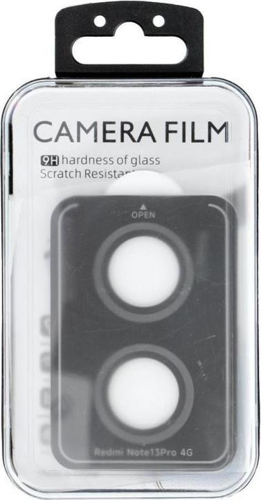 Actual product image OEM Protective glass Camera PROTECTOR 9H for XIAOMI NOTE 13 PRO 4G balck (1 Piece, Xiaomi Redmi Note 13 Pro 4G)