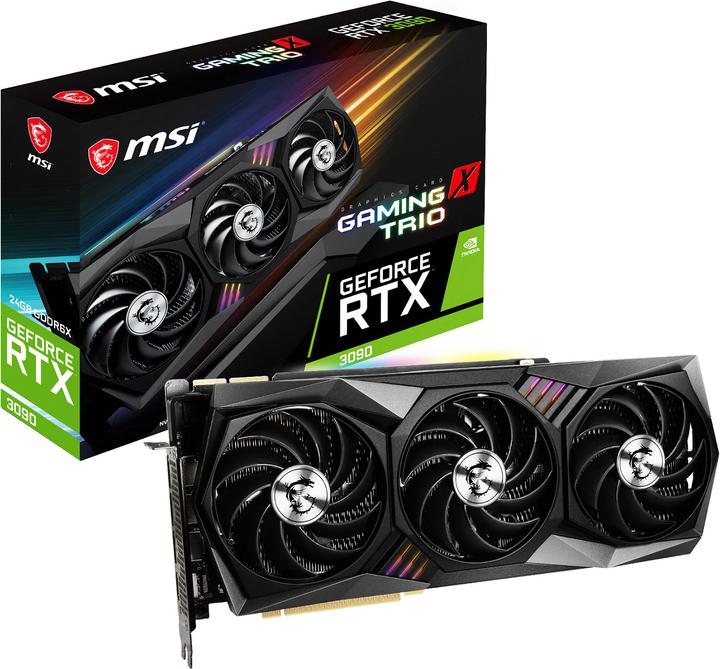 Produktbild MSI GeForce RTX 3090 GAMING X TRIO (24 GB)