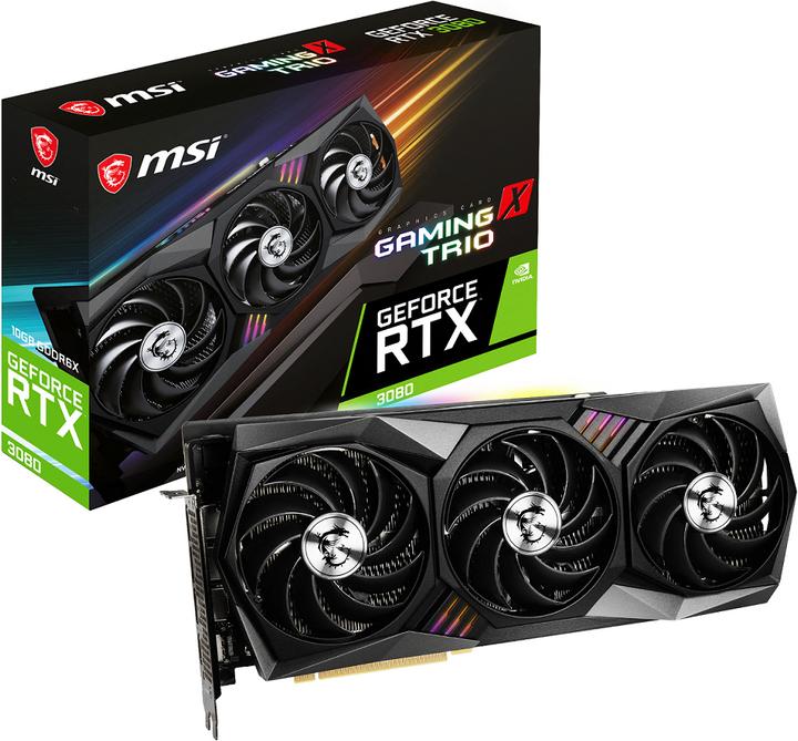 Produktbild MSI GeForce RTX 3080 Gaming X TRIO 10G (10 GB)