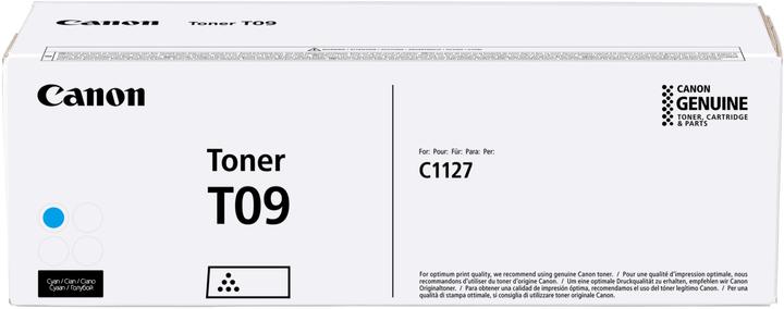 Valeurs nutritives et ingrédients Canon T09 - Cyan - Original - Cartouche de toner - pour i-SENSYS X C1127i (C)