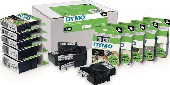 Produktbild Dymo S0720880 Standardband (1.90 cm, Schwarz, Gelb)