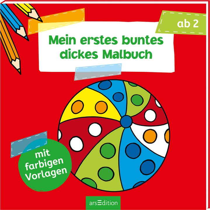 My first colorful thick coloring book