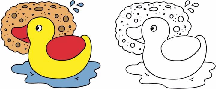 Actual product image My first colorful thick coloring book