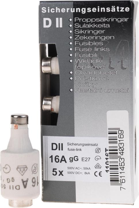 Image du produit Schönenberger Dt Ii (Fusible diazé, 16 A, Paresseux)