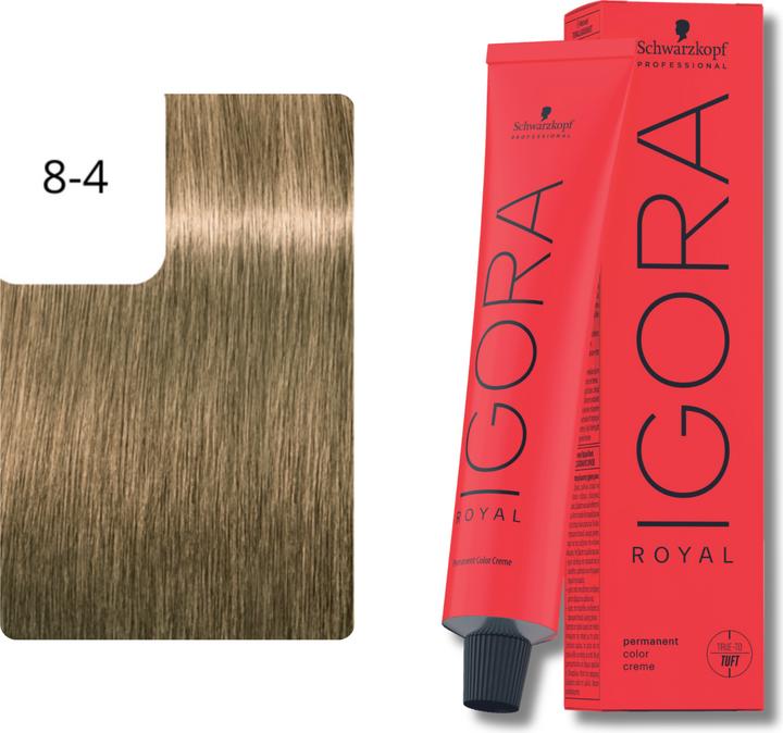Produktbild Schwarzkopf Professional Igora Royal (8-4 Hellblond Beige)
