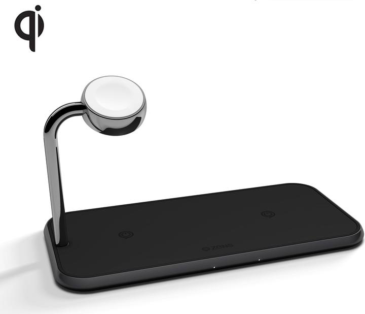 Zens Aluminium Dual Wireless Charger + Watch (20 W)