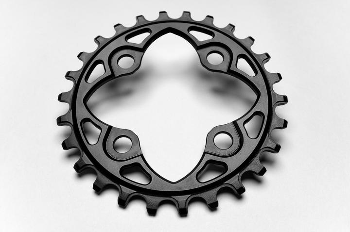 Produktbild AbsoluteBLACK aBLACK MTB Round 104/64 BCD chainring N/W BLACK SCHWARZ (30)