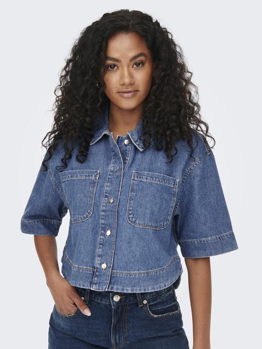 Produktbild Only Cropped Fit Jeanshemd (S)