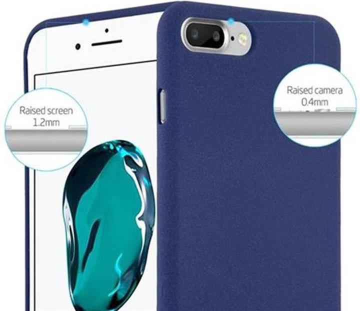Actual product image Cadorabo TPU Frosted Cover (Apple iPhone 7 Plus, Apple iPhone 7s Plus, Apple iPhone 8 Plus)