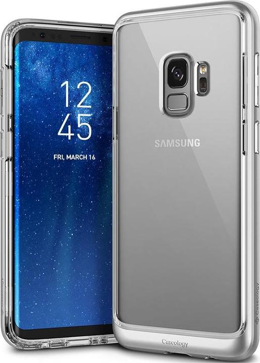 Actual product image Caseology Skyfall Case - Samsung Galaxy S9 Case (Silver) (Samsung Galaxy S9+)