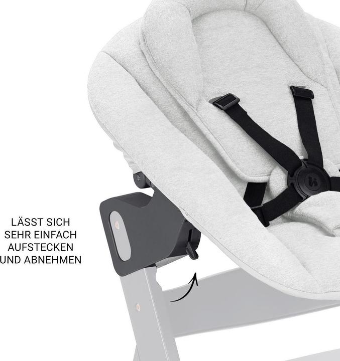 Actual product image Hauck Hochstühle Beta Plus White 5-tlg. Newborn Set - Hochstuhl (Highchair)