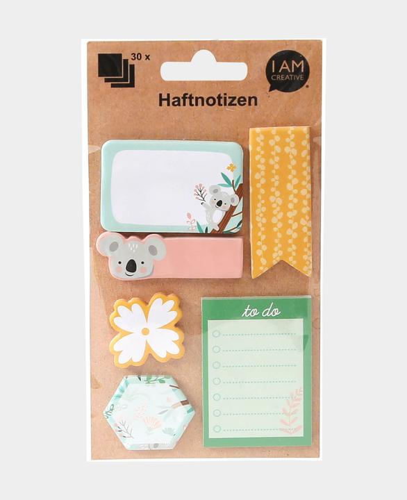 Image du produit I Am Creative Notes adhésives Koala 6 notes différentes (19 x 10,5 cm)