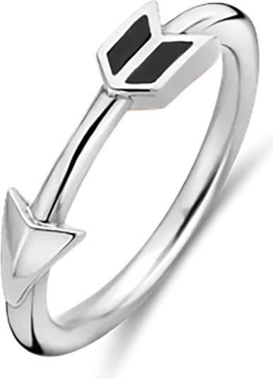 Produktbild Ti Sento Milano Ring Pfeil mit Onyx 12198BO (56, 925 Silber)