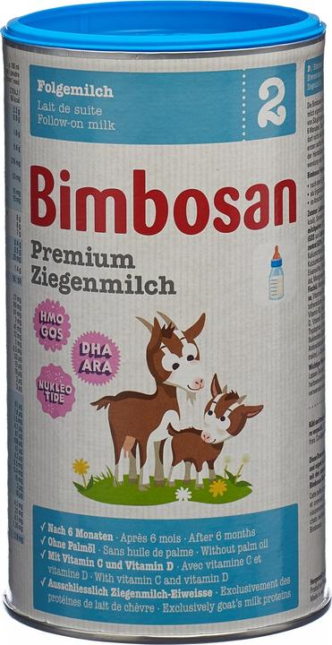 Image du produit Bimbosan Lait de chèvre 2 Lait de suite (400 g, à partir de 6 m.)