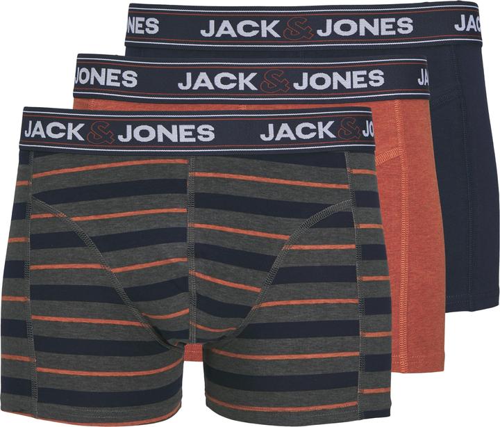 Actual product image Jack & Jones Jacjohn Trunks 3 Pack Sn (S, pack of 3)