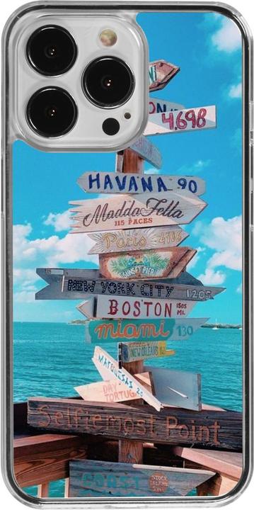 Image du produit PhoneLook Coque transparent Cool Cities Directions (Apple iPhone 13 Pro)