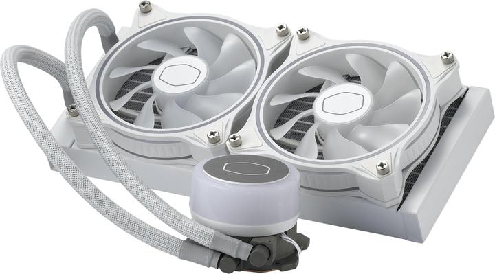 Actual product image Cooler Master MasterLiquid ML240 ILLUSION White Edition
