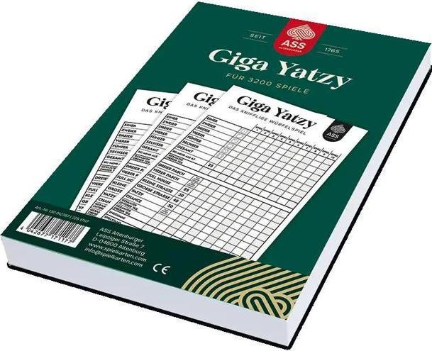 Produktbild ASS Altenburg 22517117 - Giga Yatzy Block (Deutsch)