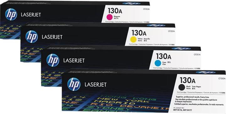 Image du produit HP Original 130A SET / CF350A Set avec les quatre couleurs (M, Y, CF, C)