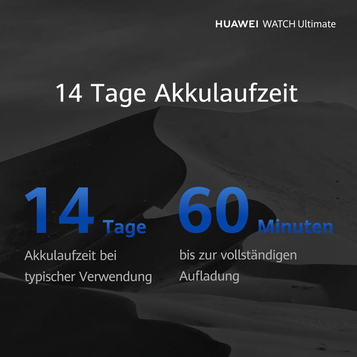 Actual product image Huawei Watch Ultimate Voyage Blue (48.50 mm, WLAN only)