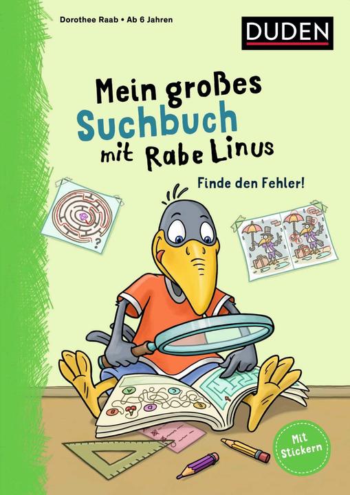 Immagine prodotto Mein grosses Suchbuch mit Rabe Linus (Tedesco, Fegato di Sigrid, Dorothee Raab, 2024)