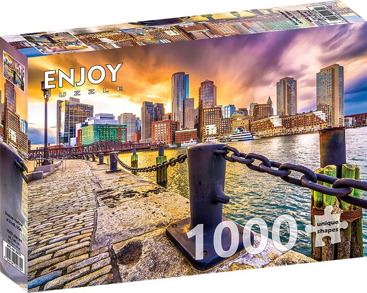 Image du produit Enjoy Puzzle ENJOY-2079 - Puzzle de Boston Harbor at Dusk, USA, 1000 pièces (1000 pièces)