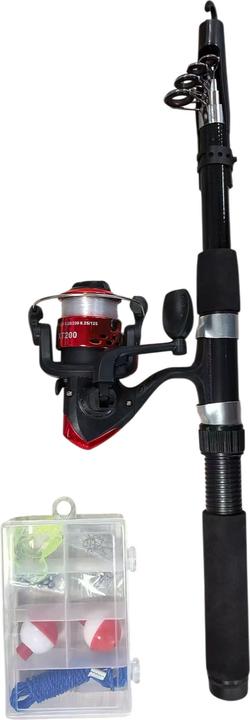 Produktbild Game on fishing Starterset Deluxe in der Aufbewahrungstasche (Teleskoprute, 28 cm)
