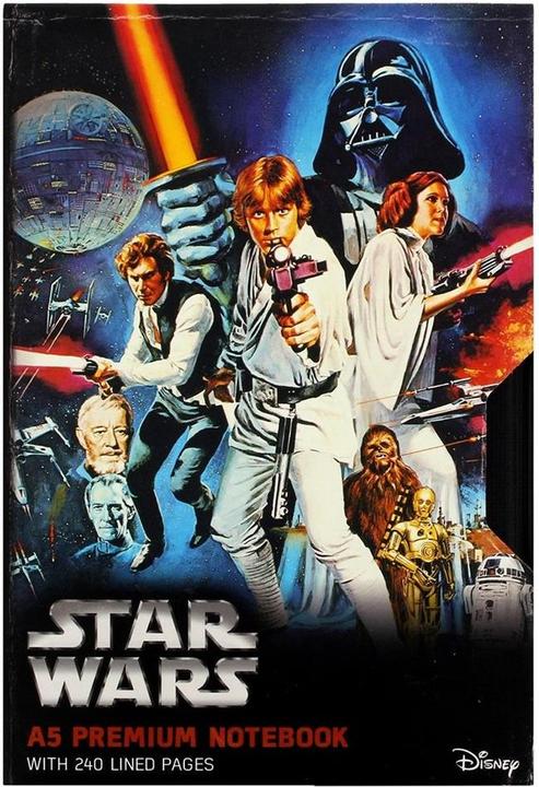 Actual product image Pyramid Star Wars: A New Hope - Premium A5 Notebook (A5, Lined)
