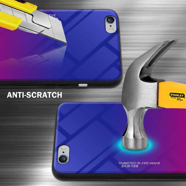 Produktbild Cadorabo TPU 2 Farben Glas Cover (Apple iPhone 6 Plus)