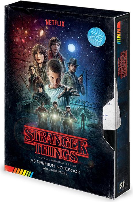 Produktbild Pyramid Stranger Things: VHS Season One - A5 Premium Notizbuch (A5, Liniert)