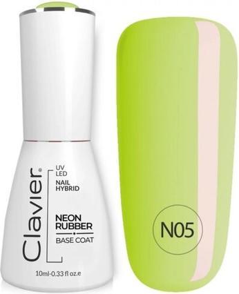 Clavier Luxury Nail Neon Rubber Base N05 10Ml