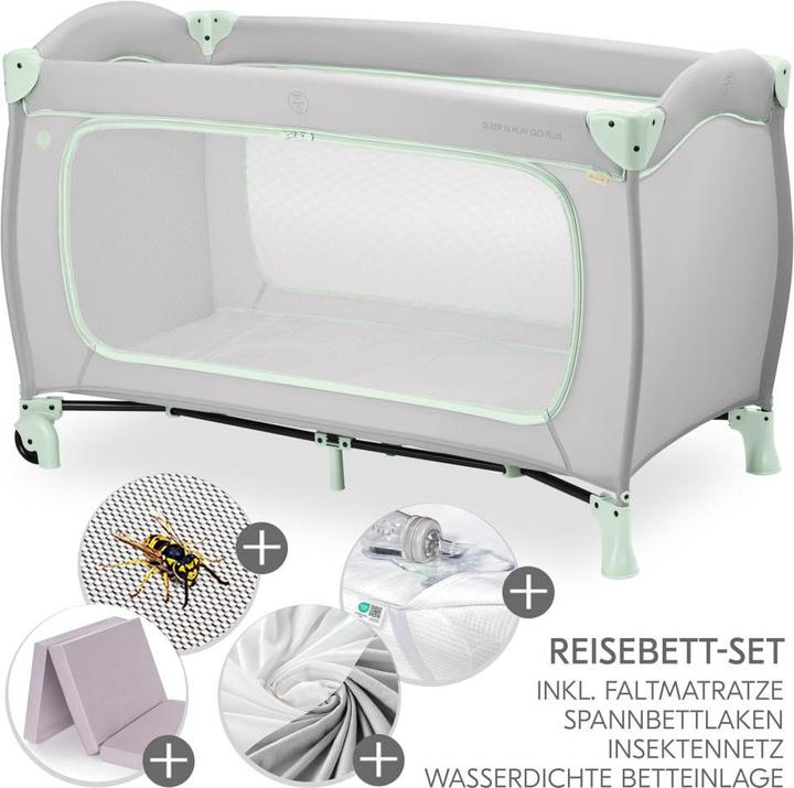 Hauck Reisebett XXL-Sparset - Sleep N Play Go Plus