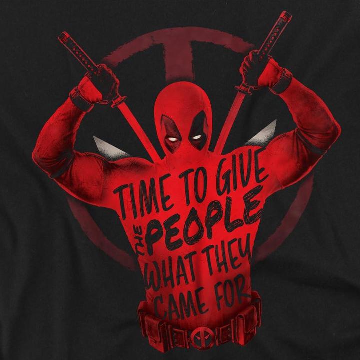 Image du produit Deadpool & Wolverine - T-shirt GIVE THE PEOPLE - Homme (S)
