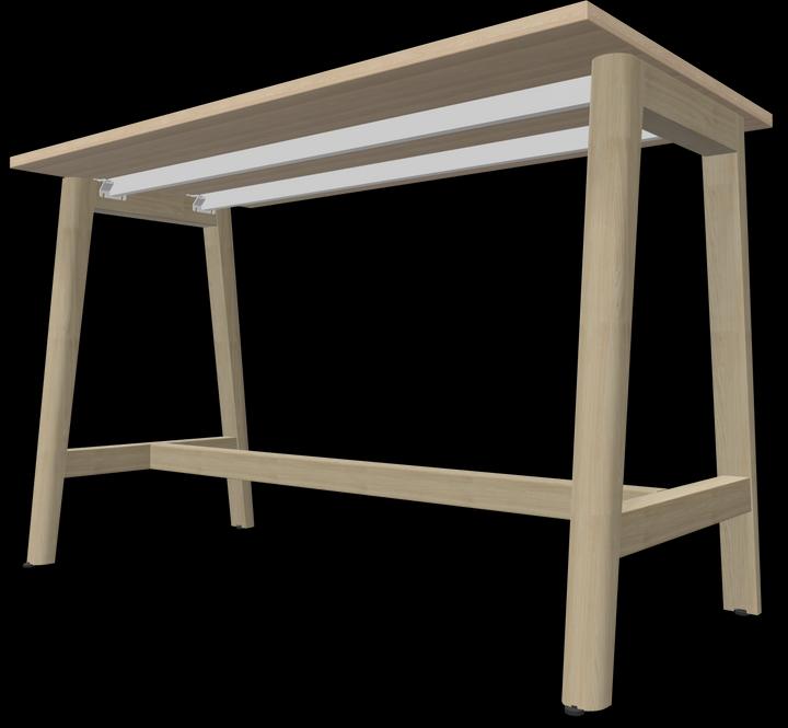 Actual product image Narbutas Nova Wood high table (140 x 70 x 90 cm)