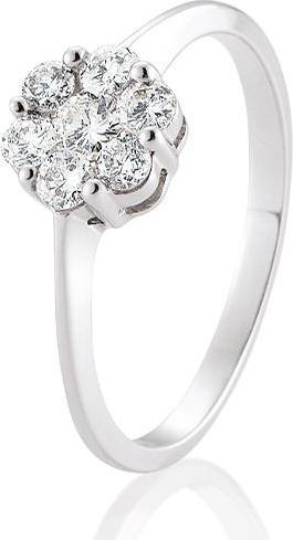 Image du produit Breuning Bague de fiançailles Flower (49, Or 750/18 K)