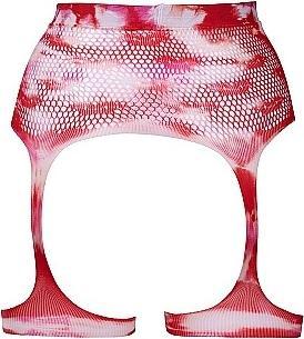 Actual product image Le Désir Tie Dye Kiss Garterbelt & Dazzling Deep-V Cleavage Sticker - O/S (One size)