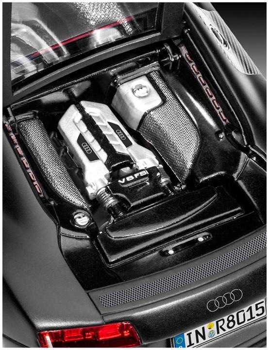 Produktbild Revell Audi R8 matt schwarz